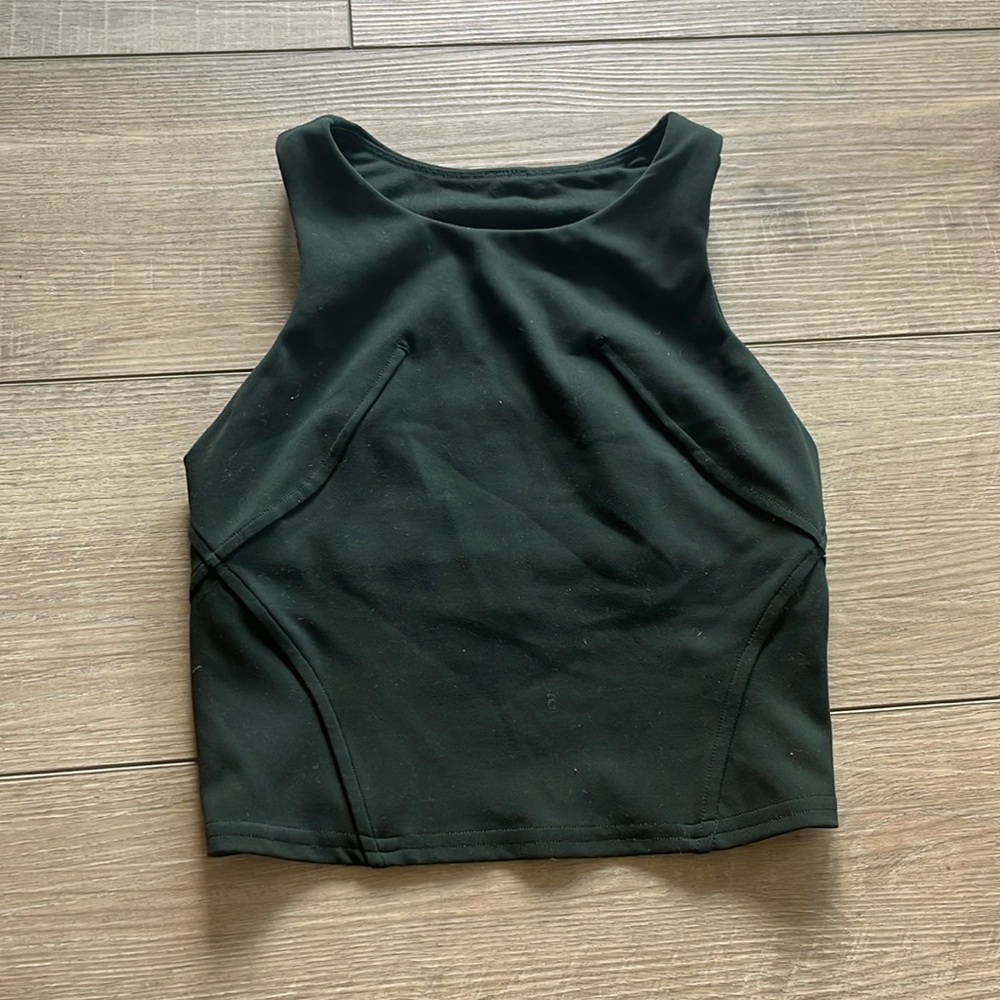 olive green lulu tank